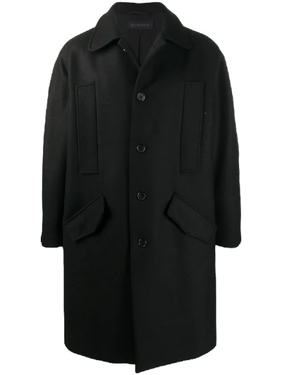 Shop Ann Demeulemeester Single-breasted Coat In Black