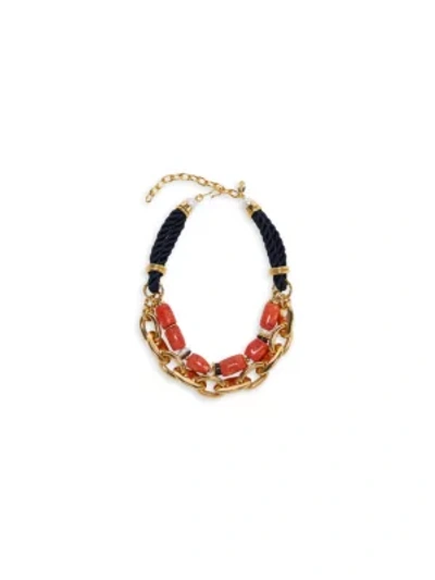 Shop Lizzie Fortunato Majorca Goldplated, 12-13mm Freshwater Pearl & Multi-beaded Collar Necklace