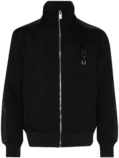 Shop Alyx Zip-up High-neck Track Top In Black