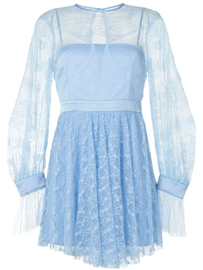 Shop Alice Mccall Love Craft Dress In Blue
