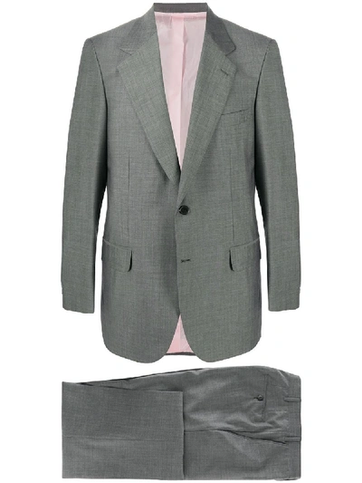 Shop Brioni Single Breasted Suit In Grey