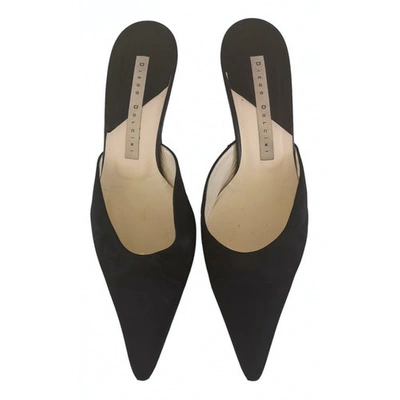 Pre-owned Diego Dolcini Black Cloth Flats