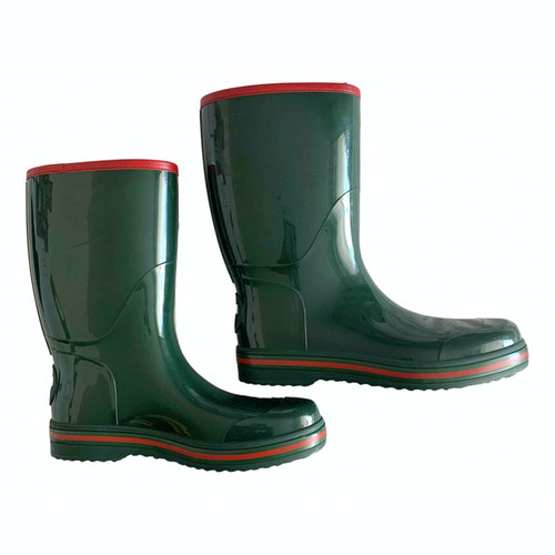 gucci green boots