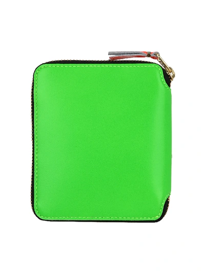 Shop Comme Des Garçons Comme Des Garcons Wallet Square Wallet In Green