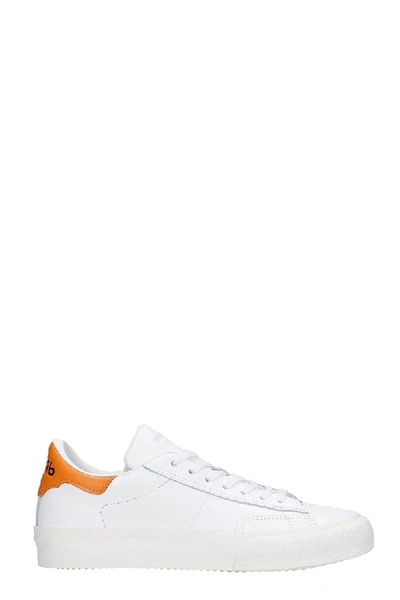 Shop Heron Preston Vulcanized Sneakers In White Leather