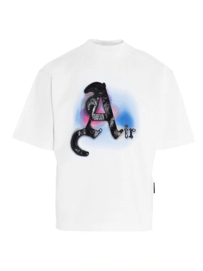 Shop Palm Angels Air Boxy T-shirt In White