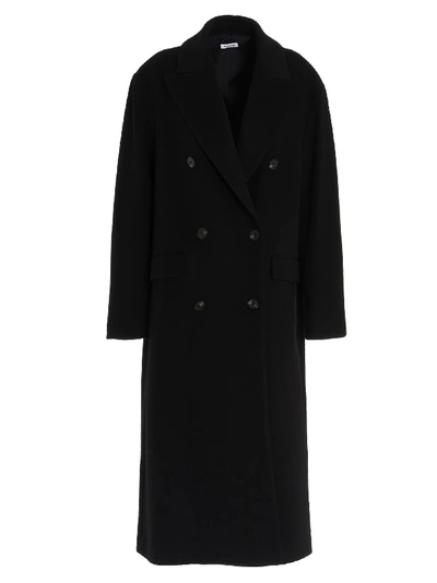 Shop P.a.r.o.s.h Coat In Black