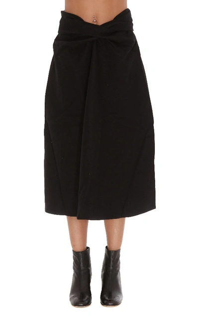 Shop Lemaire Skirt In Black