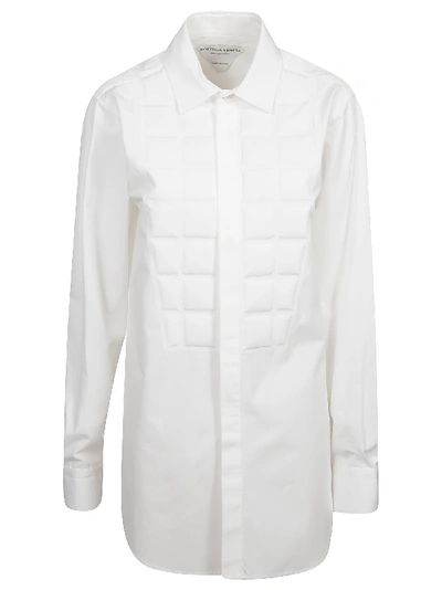 Shop Bottega Veneta Organic Popeline Shirt In White