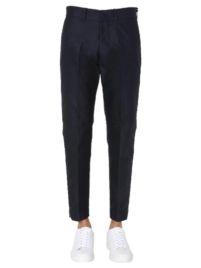 Shop Tom Ford Regular Fit Trousers In Blue