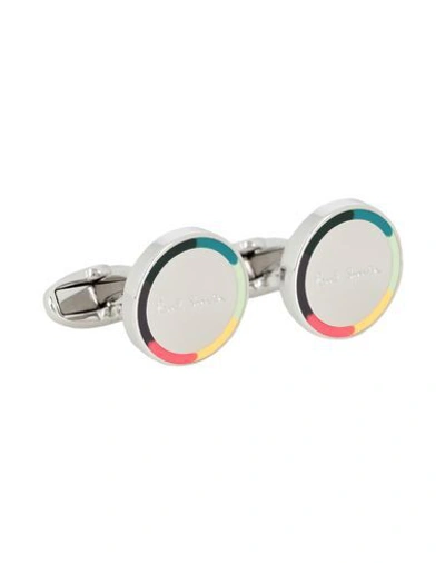 Shop Paul Smith Cufflinks And Tie Clips In Silver