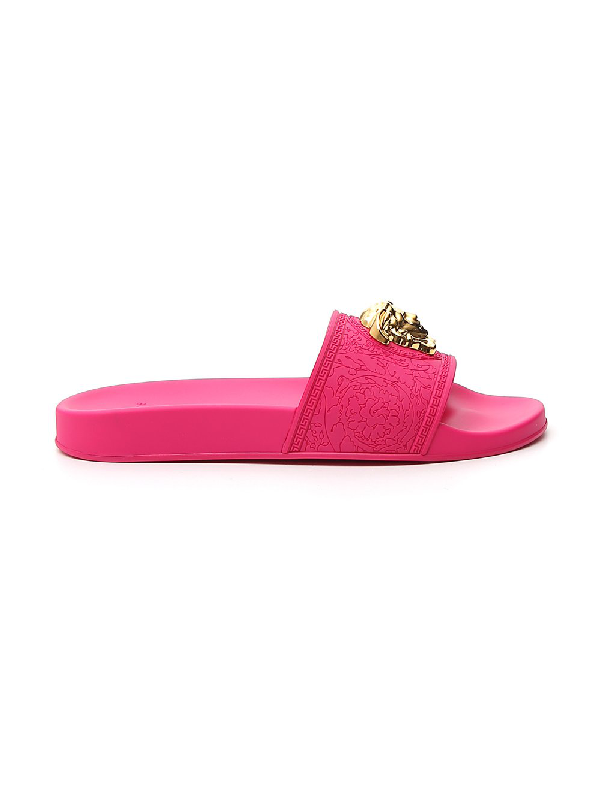 versace women's pool slides