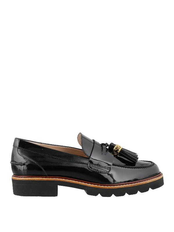 stuart weitzman manila loafer black