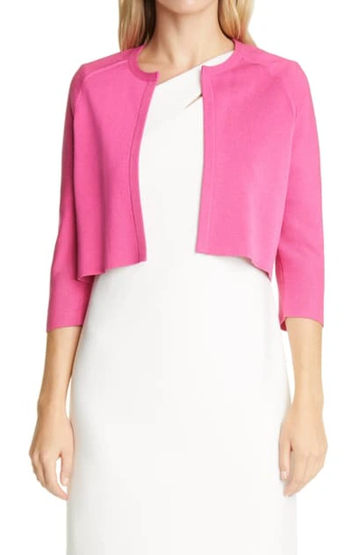 Shop Hugo Boss Fatilde Bolero Jacket In Magenta