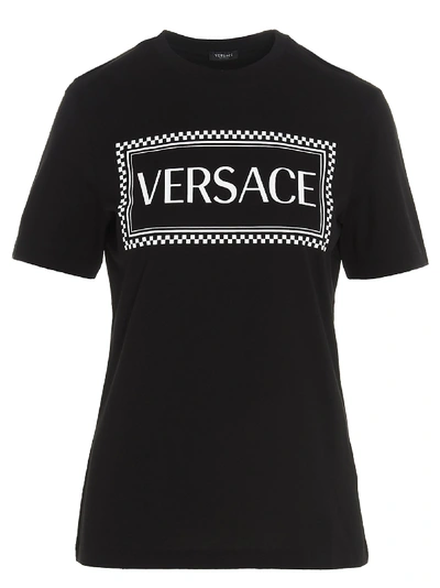Shop Versace 90s Vintage Logo T In Black