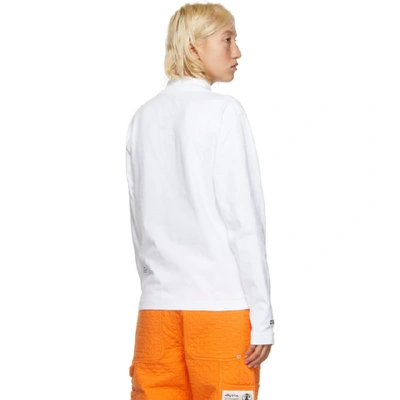 Shop Heron Preston White 'style' Long Sleeve T-shirt