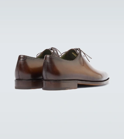 Shop Berluti Alessandro Démesure Leather Shoes In Brown