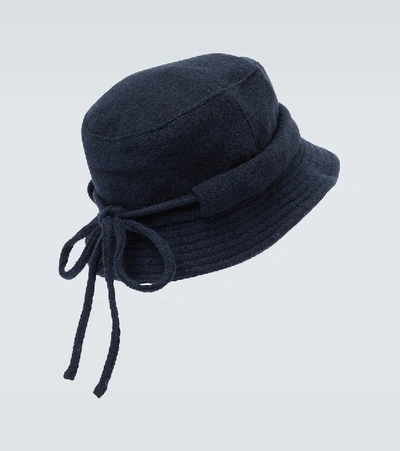 Shop Jacquemus Le Bob  Bucket Hat In Blue