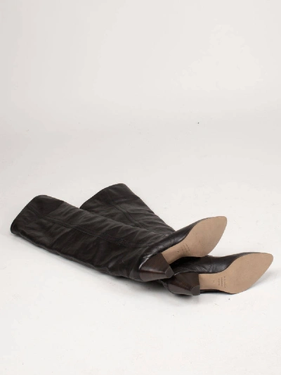 Shop Isabel Marant Remko Thigh Boots Black