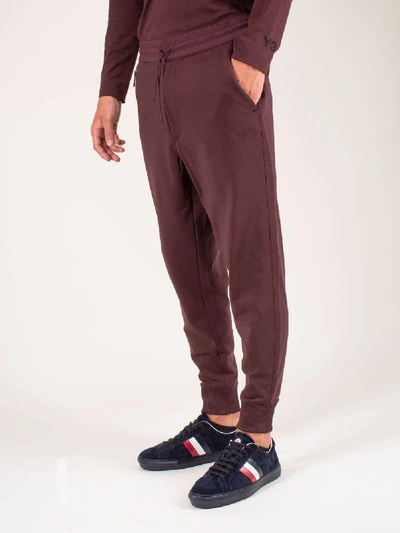 Shop Y-3 Track Pants Red