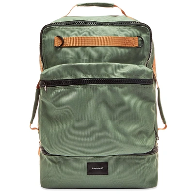 Shop Sandqvist Algot Backpack In Green