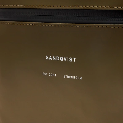 Shop Sandqvist Ruben 2.0 Backpack In Green