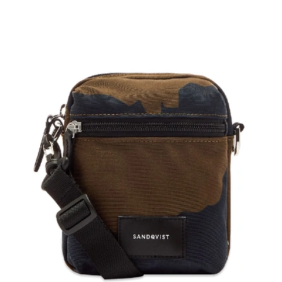 Shop Sandqvist Sixten Shoulder Bag In Brown
