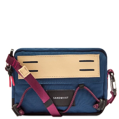 Shop Sandqvist Douglas Shoulder Bag In Blue