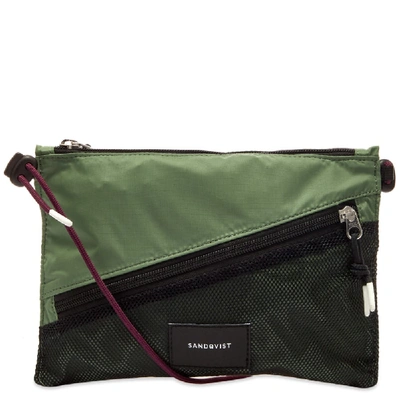 Shop Sandqvist Dan Lightweight Sacoche Bag In Green