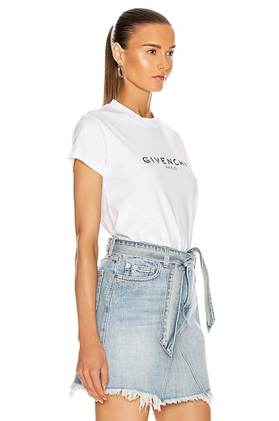 Shop Givenchy Fitted T Shirt In White