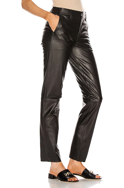 Shop Rta Connor Leather Pant In Black