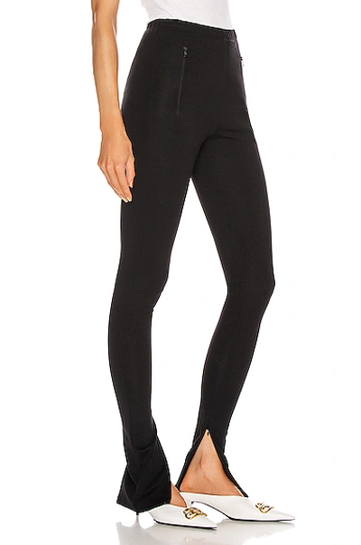 Shop Wardrobe.nyc Side Zip Legging In Black