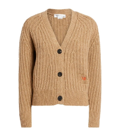 Shop Victoria Beckham Wool-cashmere Buttoned Cardigan