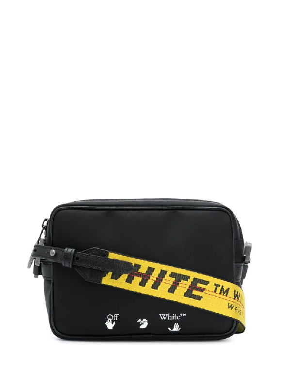 off white purse yellow strap