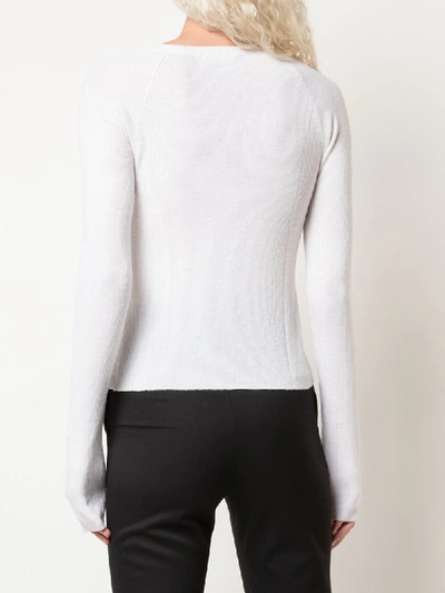 Shop Altuzarra Lucy Knit Jumper In White