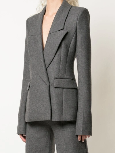 Shop Altuzarra Eileen Blazer In Grey