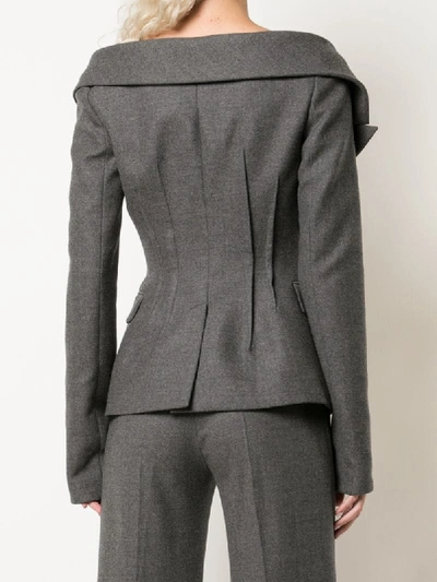 Shop Altuzarra Darlene Jacket In Grey