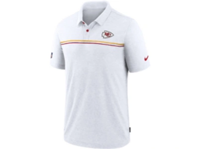 Shop Nike Kansas City Chiefs Nfl Men's Dri-fit Short Sleeve Polo In White