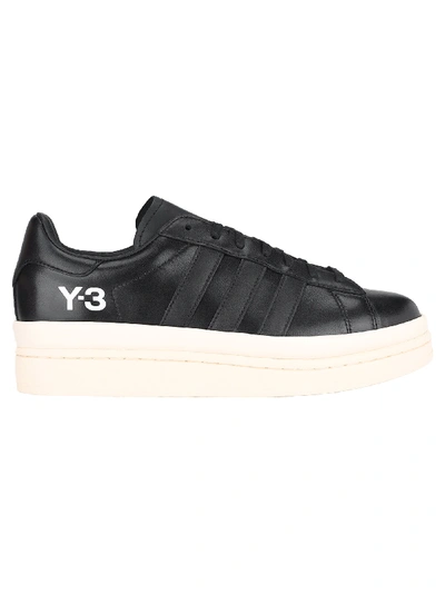 Shop Y-3 Adidas Y3 Hicho Sneakers In Black White