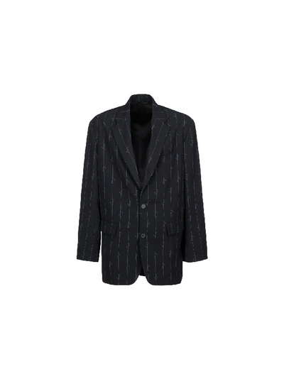 Shop Balenciaga Jacket In Black/anthracite