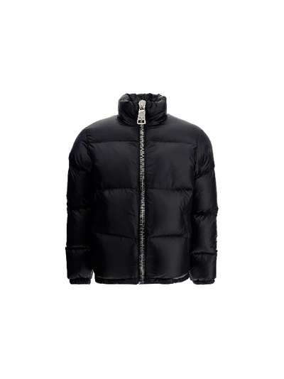 Shop Moschino Down Jacket In Blk