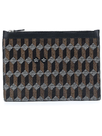 Shop Au Depart Pouch In Monogram Coated/black