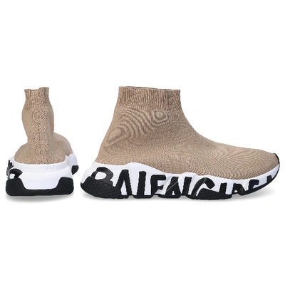 Shop Balenciaga Slip-on Speed Lt Graffiti