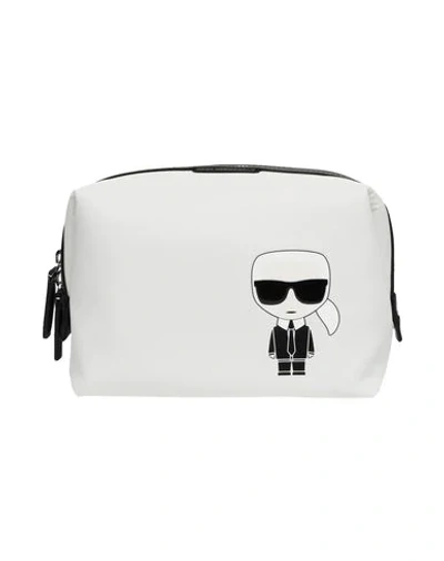 Shop Karl Lagerfeld Beauty Cases In White