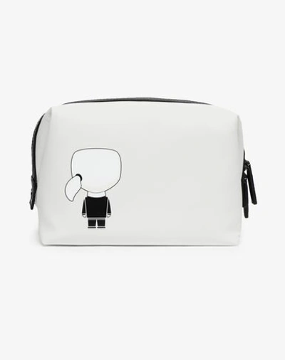 Karl Lagerfeld Beauty Cases In White