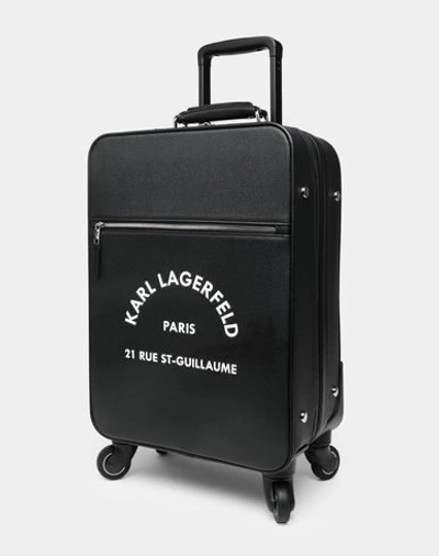 Shop Karl Lagerfeld Luggage In Black