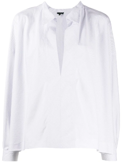 Shop Jejia Pussy Bow Shirt In White