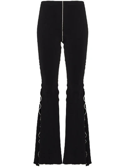 Shop Fantabody Flared Leggings In Black