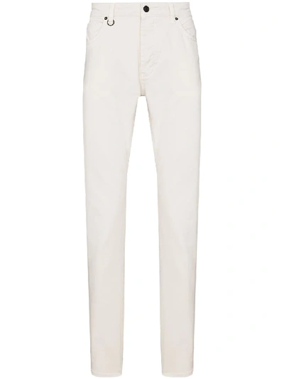 Shop Neuw Lou Slim-leg Jeans In White