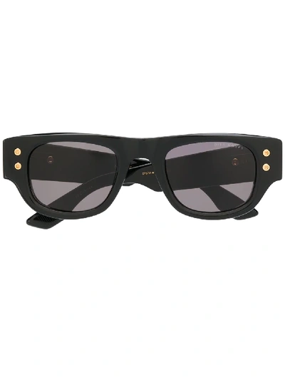 Shop Dita Eyewear Muskel Square-frame Sunglasses In Black